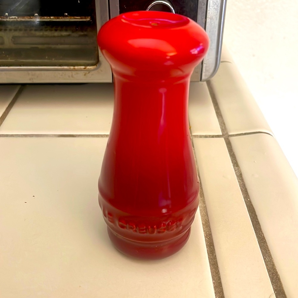 Le Creuset Salt Shaker Red Ombré Color